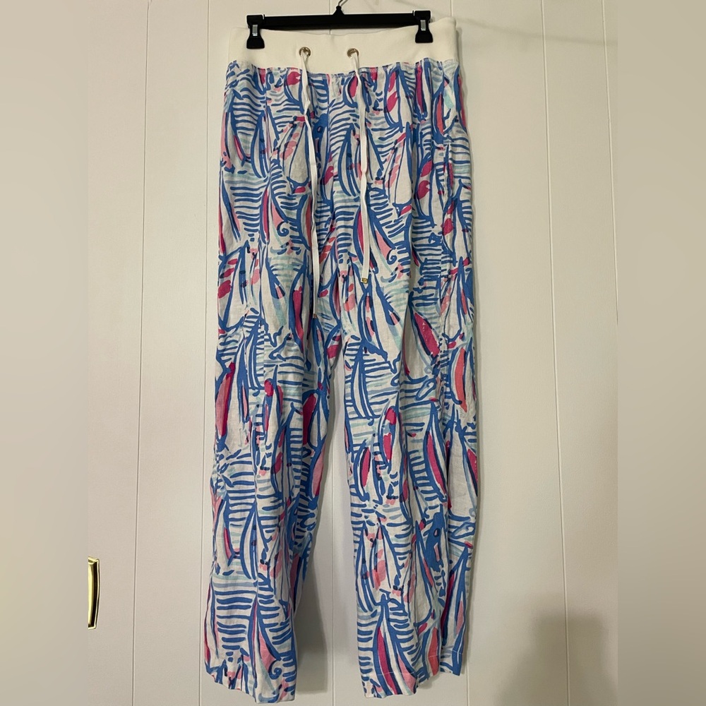 Lilly Pulitzer Linen The Beach Pant